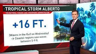Tropical Storm Alberto dumps rain on Texas and Mexico leaving 3 dead