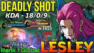 Monster Lesley Deadly Shot Sniper - Top 1 Global Lesley by Waayu. - Mobile Legends