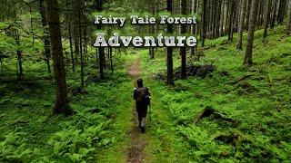 Fairy Tale Forest Adventure: Building a Tarp Shelter & Cooking Over Open Fire