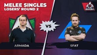 Armada vs SFAT - Melee Singles: Losers' Round 2 - Smash Summit 6