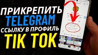 Как Вставить сылку на Телеграм в Тик Ток?