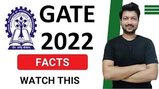 5 Facts about GATE 2022 you MUST Know