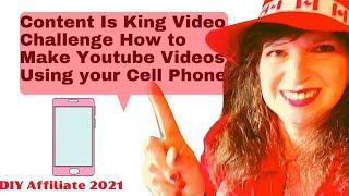 ​ @DIY Affiliate Content is King Video Challenge How to Create Content Anywhere Anytime Any Place