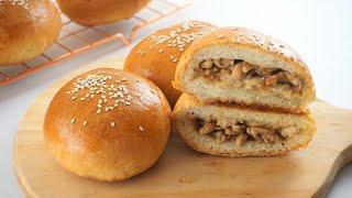 Fluffy Chicken Buns and Milk Bread Recipe