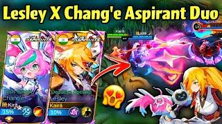 LESLEY & CHANG'E ASPIRANT DUO GAMEPLAY Deadeye Sniper & Tech Tensai️