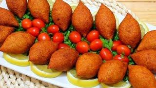 ‏اسهل طريقة كبة مقلية om_ali# (#كبة_مقلية_ام_علي_الحمصية) ￼ Gebratenes_Kibbeh#