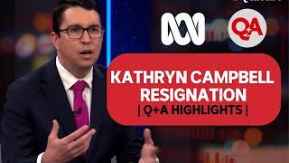 Q+A: Kathryn Campbell Resignation & Government Jobs | ABC News