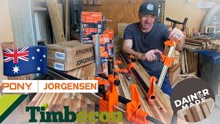 Timbecon Launch Pony Jorgensen Clamps in Australia