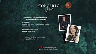 MOZART: CONCERTO PARA CLARINETE EM LÁ MAIOR, K 622