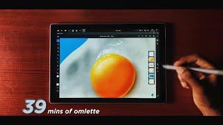 39 minutes of omlette drawing | Easy drawing steps 