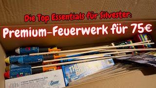 Top Essentials für Silvester - Premium Feuerwerk für 75€