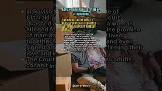  Supreme Court Quashes Rape Case Over False Promise of Marriage |#youtubeshorts  #supremecourt