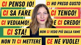 ALL Italian Expressions with CI that Italians Use Every Day (unmissable Italian class!) 