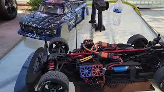 arrma infraction twin hight power motor fan + esc  H.P fan upgraded