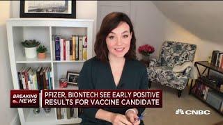 Coronavirus: Pfizer, BioNTech see early positive results for vaccine candidate