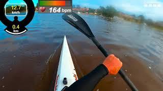 Epic V12 Surfski Gen 3 versus K1 Kayak - speed comparison