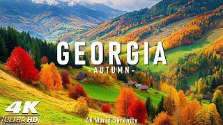 Autumn Georgia 4K Ultra HD • Enchanting Autumn Georgia, Scenic Relaxation Film with Calming Music.