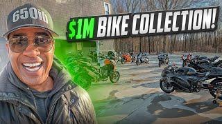 $1M Motorcycle Collection | Walkaround & Startup!