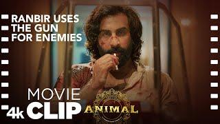 ANIMAL SCENE #13: Ranbir Uses The Gun For Enemies | Ranbir K, Rashmika, Sandeep V, Bhushan K