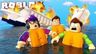 Roblox Adventures - CRUISE SHIP FLOOD DISASTER IN ROBLOX! (Survive the Cruise Ship)