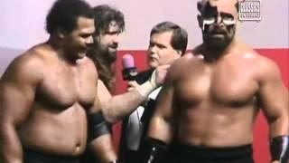 WCW Cactus Jack, Barbarian, & Butch Reed post match interview