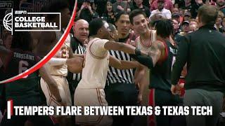 Texas player ejected, Texas Tech given tech after fans throw objects onto court