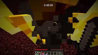 Minecraft Any% Set Seed Glitched TAS (1:35.33)