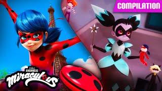 MIRACULOUS |  Compilation 3  FULL EPISODES ▶️ [The Puppeteer - Reflekta - Antibug] Season 1