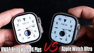 VWAR Hello Watch 4 Plus VS Apple Ultra; System/Functions FULL COMPARISON! 4G Android Smartwatch