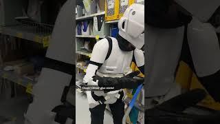 Trooper Mom takes Grogu Back to School shopping