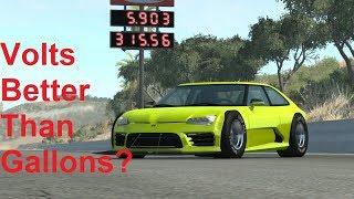 The Fastest Electric Drag Car In BeamNG!