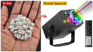 How To Make Diwali Decoration Lights| RGB Flashlight | Pixel | DJ Disco Lights | By- CreativeShivaji