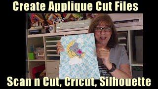 Applique Cut Files for Cricut, Scan n Cut, or Silhouette with Embrilliance