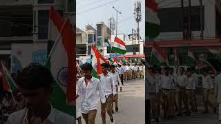 Gurjar MihirBhoj Inter College Dadri me chhatron ne Nikali Swatantrata Divas ki raili  Tiranga raili