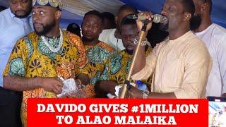 TRENDING! DAVIDO SPEND 1 MILLION NAIRA FOR ALAO MALAIKA ON STAGE #davido #chivido24