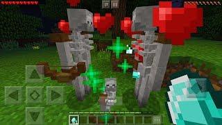 How To Breed Mutant Skeletons in Minecraft Pocket Edition (Skeleton Breeding Addon)