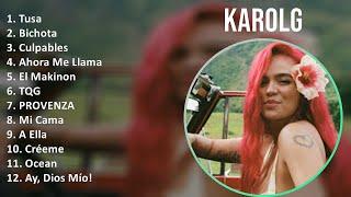 K A R O L G 2024 MIX Songs Collection ~ 2010s Music ~ Top Latin, Urbano, Reggaeton, Latin Pop Music