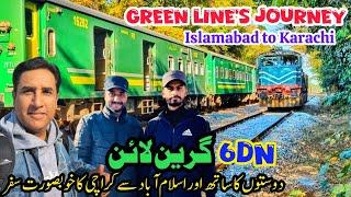 Fantastic Green Line 6Dn Train Travel with Friends from Islamabad to Karachi