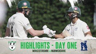 WAITE and D'OLIVEIRA SPARKLE  | Worcestershire vs Warwickshire Day One Highlights 