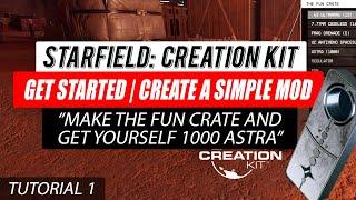 #Starfield Creation Kit Tutorial 01 - Get Started | Create a Simple Mod | Earn 1000 Astra