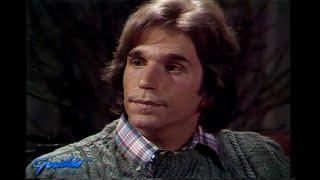 1977.  Henry Winkler talks about keeping his cool in show business, Happy Days