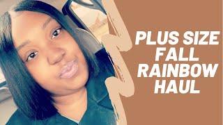 Plus Size Fall Rainbow Haul  #fashion #plussize #rainbowhaul |$3- $5 sale