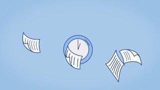 Infographic animation on document management