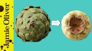 How To Peel, Cut & Prepare An Artichoke | 1 Minute Tips | French Guy Cooking