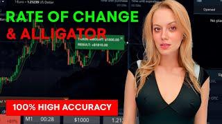  100% High Accuracy RATE OF CHANGE & ALLIGATOR Trading Strategy | Pocket Option Trading