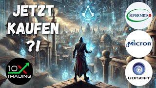 AKTIEN - SUPER MICRO - MICRON - UBISOFT -Jetzt kaufen..? - Analyse Kursziele Prognose AI KI - Crash