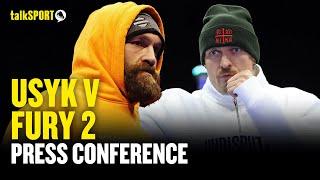 OLEKSANDR USYK v TYSON FURY 2 Press Conference LIVE | DAZN x talkSPORT Boxing