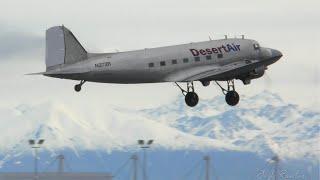 Desert Air DC3 departs Anchorage - N272R