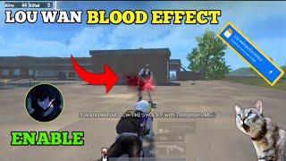 LOU WAN GAMING BLOOD EFFECT ENABLE PUBG LITE | 1v4 | PUBG LITE BGMI CORMO X 5 FINGER CLAW LITE