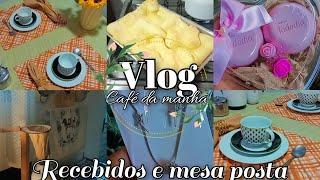 VLOG  RECEBIDOS DE ANIVERSÁRIO/ NOSSO CAFÉ DA MANHÃ ESPECIAL/ MONTANHA RUSSA FÁCIL E DELICIOSA